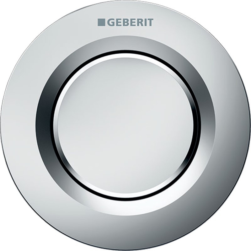 Geberit Pneumatic Flush Button - Matt Chrome