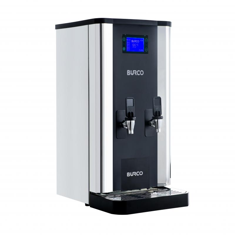 Burco Autofill 20L Twin Tap Water Boiler with Filtration side