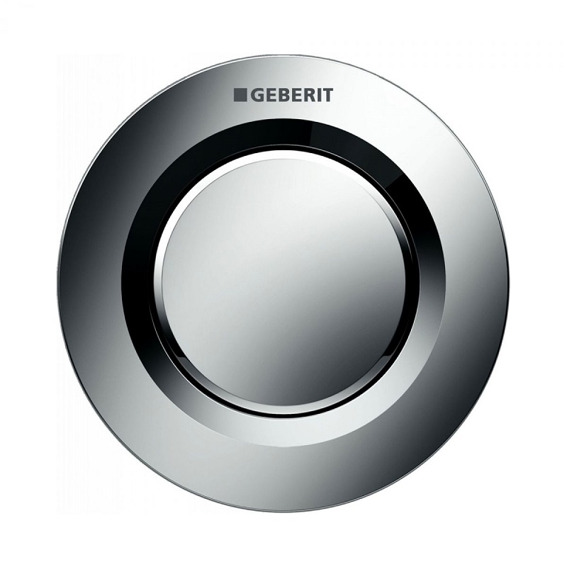 Geberit Single Pneumatic Flush Button Type 1 - Chrome