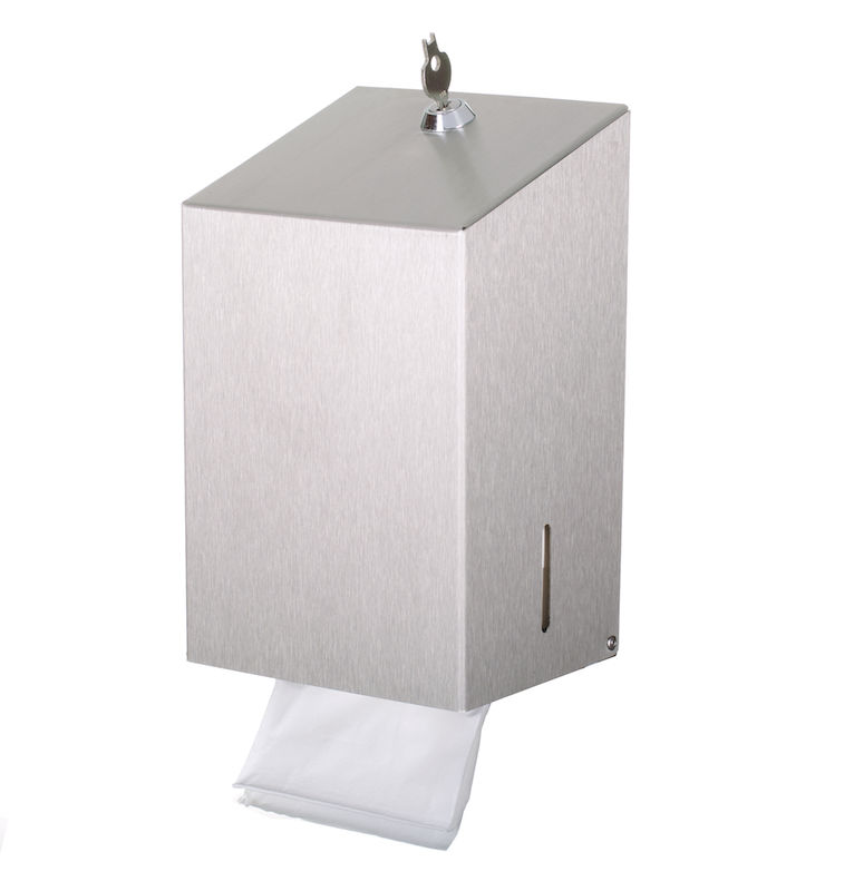 Prestige Multiflat Toilet Tissue Dispenser Brushed Stainless Steel