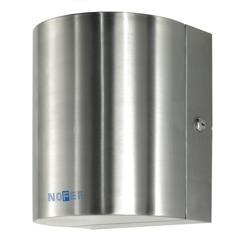 Nofer Polished Stainless Steel Centre Feed Dispenser  - NF004099B