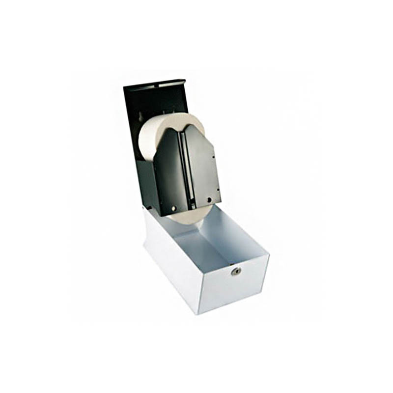 SYNERGISE 2 Roll Cormatic Tissue Dispenser White Metal