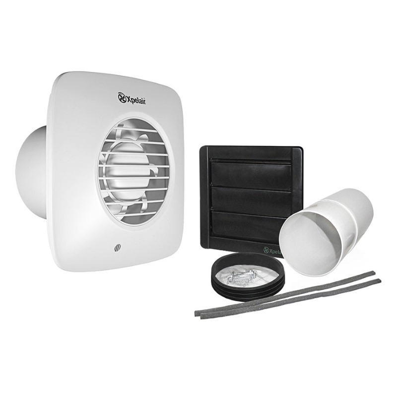 Silent Axial Extractor Fans with Universal Fitting Kit