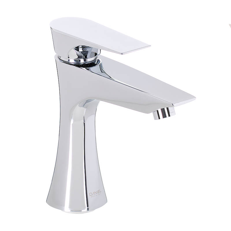 DANIEL Chrome Diva Basin Mixer Tap With Pop Up Waste