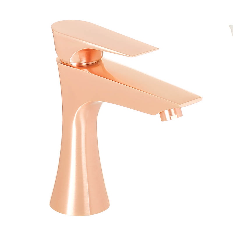 DANIEL Rose Gold Diva Basin Mixer Tap With Pop Up Waste