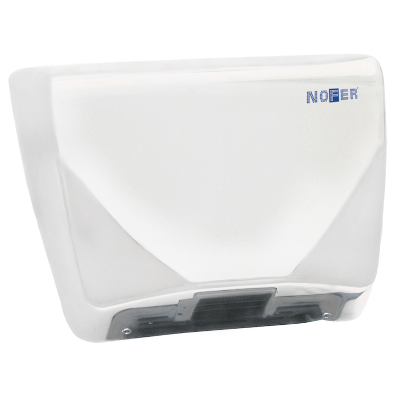 Nofer Thin Hand Dryer White Metal 2.35kW  - NF01600W