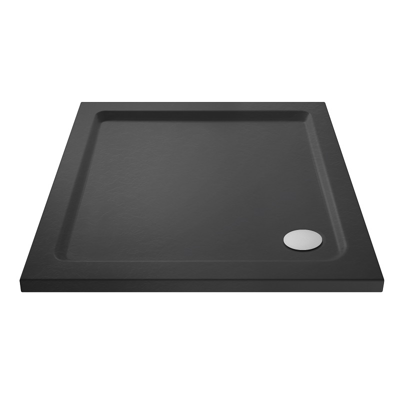 Slate Grey Square Shower Tray