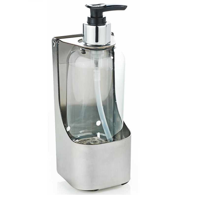 Synergise Stainless Steel Soap Bottle Holders - Single Closed