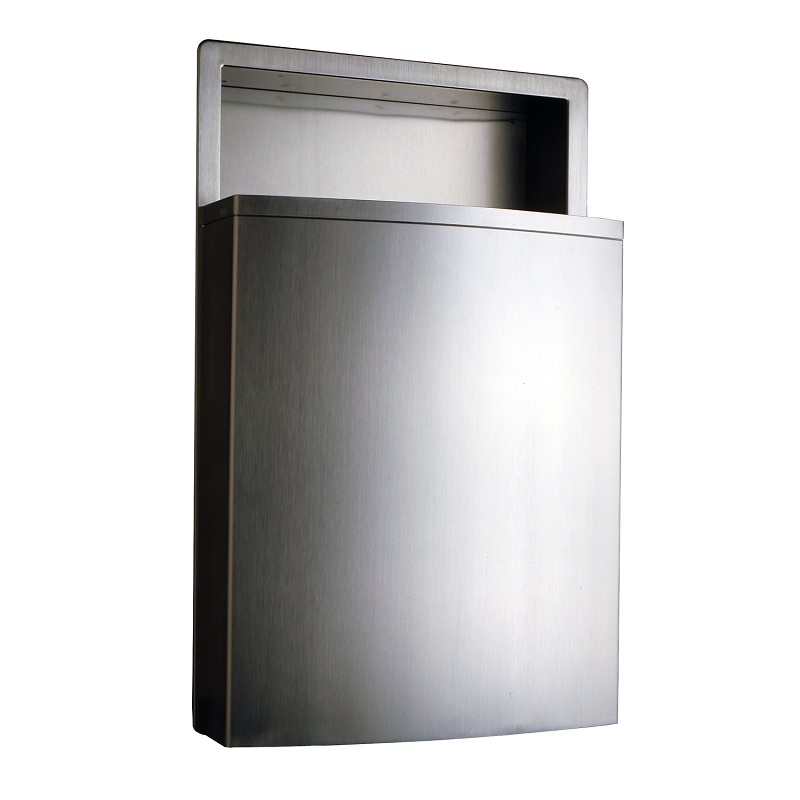 Recessed Waste Bin with LinerMate 48.3L Bobrick