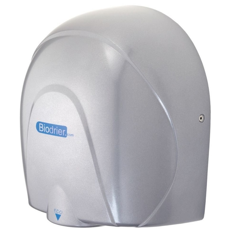 Biodrier Eco Compact Silver Hand Dryer