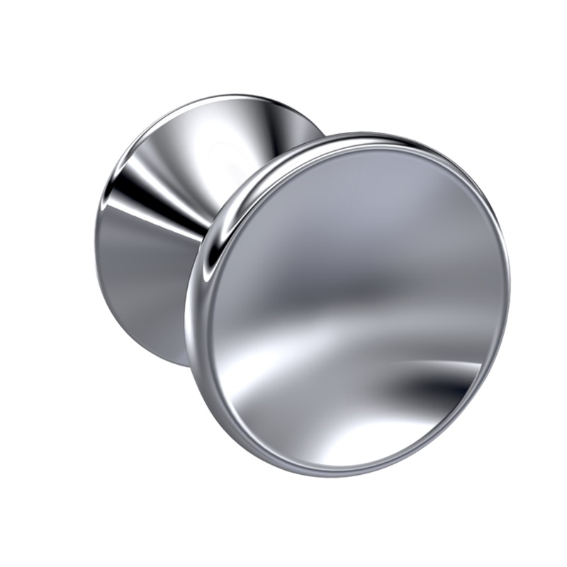 Nuie Indented Round Handle - Chrome
