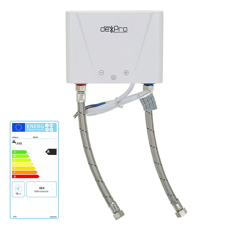 Dexpro Delux Inline Instant Water Heater 5.5kW - Class A energy Efficiency