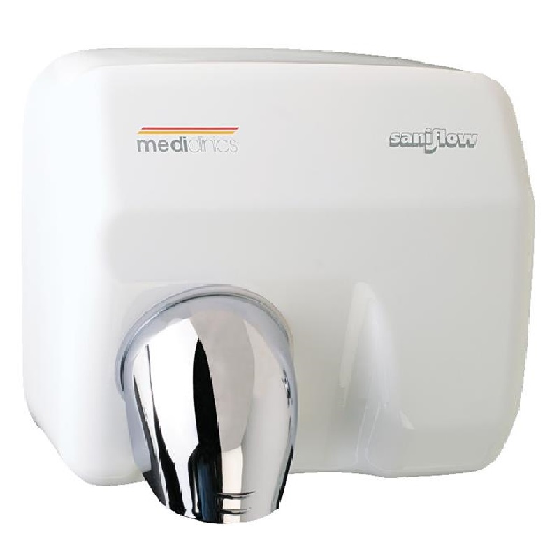 Saniflow Sensor Operated Hand Dryer White