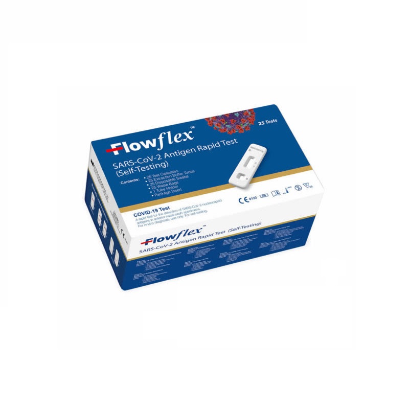Flowflex SARS-CoV-2 Antigen Rapid Test Pack of 25