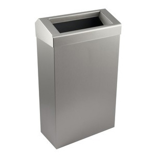 SYNERGISE Brushed Stainless Chute Style 30 Litre Wastebin - PL70MBS