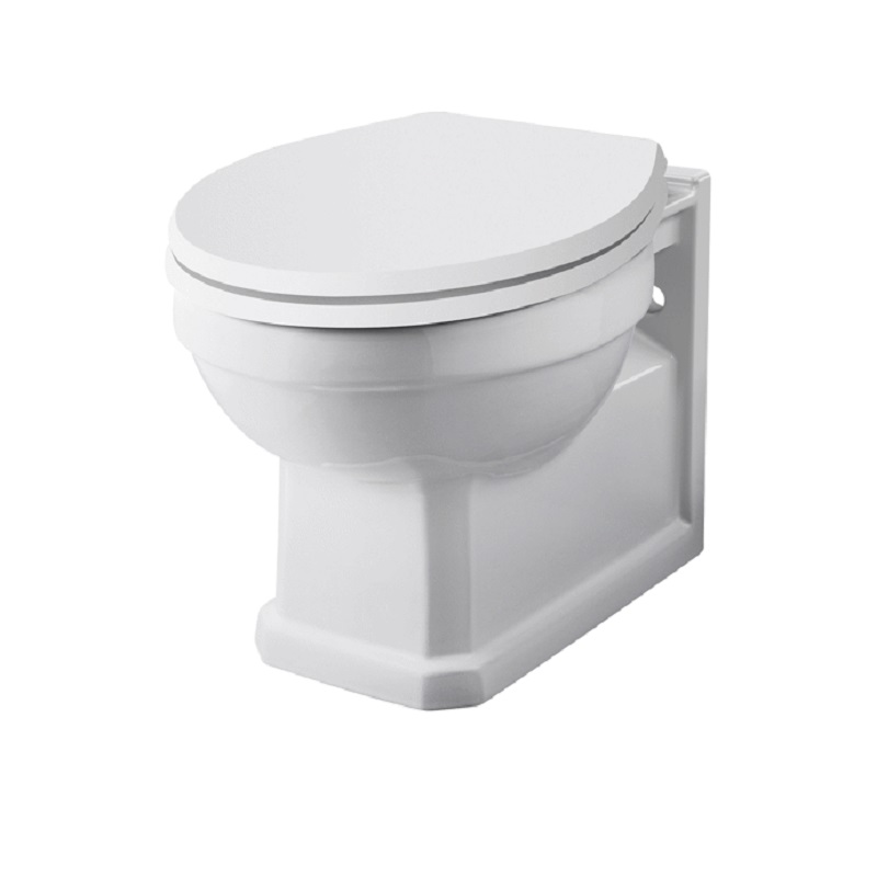 Nuie Carlton White Wall Hung Pan - Excluding Seat