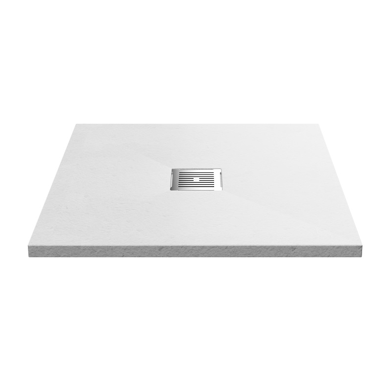 Nuie Slate White Square Shower Tray