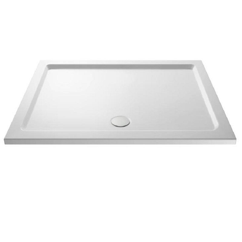 Nuie Gloss White Large Rectangle Shower Tray