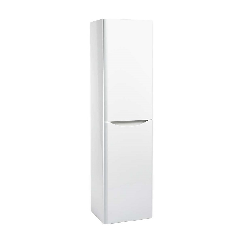 Tall Boy Gloss White Cabinet