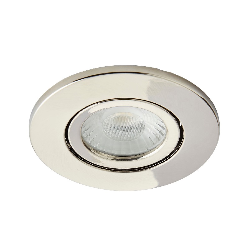 Como Slim 5w LED Bathroom Ceiling Light - Nickel