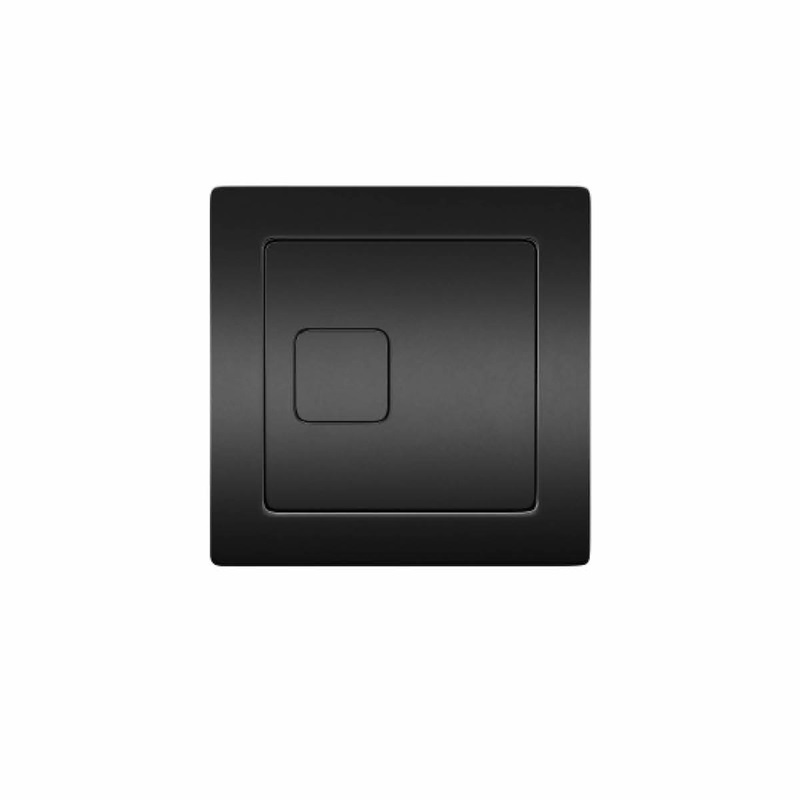 Scudo Square Black Dual Flush Button