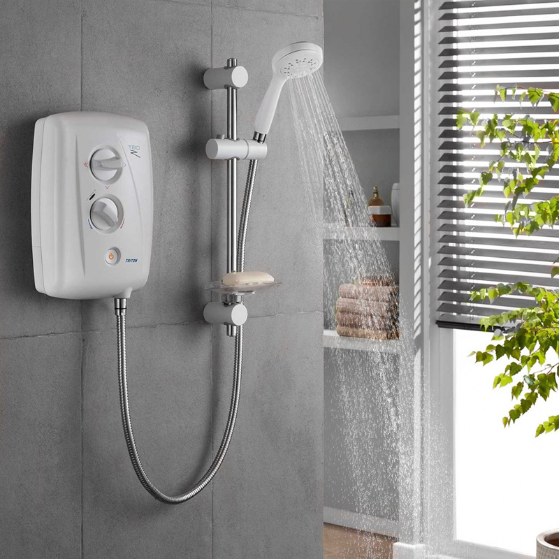 Triton T80Z White Fast Fit Electric Shower - 8.5kW