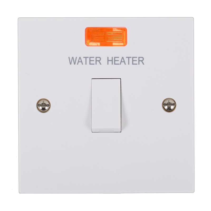 Click 20A Dp Water Heater Switch with NEON