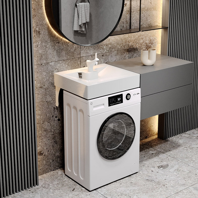 TURTL Washing Machine Vanity Top Washbasin 600 x 600